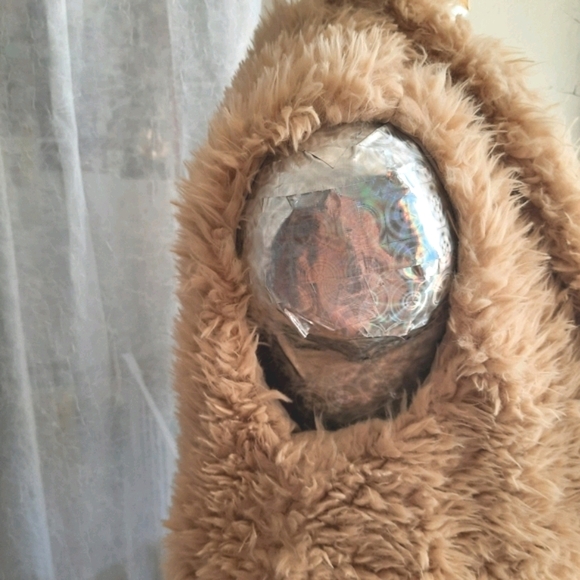 Vegan Fur Teddy Vest Camel Colored NWT Various Sz - Picture 8 of 12